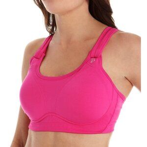 Skirt Sports Women Size 36D Pink Fuschia Kelly Sports Bra Padded Convertible NEW